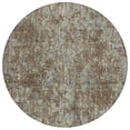 thumbnail image 2 of Addison Rugs Chantille Indoor/Outdoor Transitional Casual Brown Machine Washable Round Rug, 8' x 8', 2 of 7