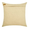 thumbnail image 2 of The HomeCentric Cushion Covers Gold Hmade Pillowcases Pack of 2 16x16 inch (40x40 cm) Faux Leather Couch Pillow Cover Nature Floral Maple Leaf Applique Metallic Gold Leather Matte Gold - Foil Maple, 2 of 3