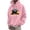 Pink, variant on Valora Men Sweatshirt heavyweight pullover hooded sweatshirt with stylish front pocket and adjustable drawstring for everyday casual comfort in autumn winter Brown 3XL