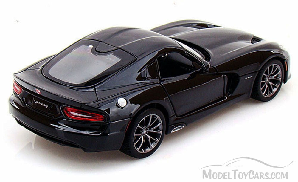 Dodge Srt Viper Gts Black Maisto 1 24 Scale Diecast Model Toy Car Brand New But Not In Box Walmart Com