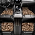 thumbnail image 7 of Crystal Fleece Car Floor Mats Set Of Four - Bottom Injection Molded For Easy Installation To Prevent Interior Contamination Suitable For Most Cars Animal Leopard Pattern (2), 7 of 7