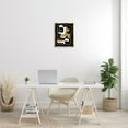 thumbnail image 3 of Stupell Industries Black & Glam Squiggles Abstract Painting Gold Floater Framed Canvas Art Print Wall Art, 17 x 21, 3 of 10