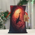 thumbnail image 4 of Fuzoiu Shark Underwater Vortex Print Christmas Gift Bag,Burlap Gift Bag with Drawstring Closure & Hang Tag,Perfect for Holidays, Birthdays, and Special Occasions-Medium, 4 of 7