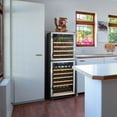 thumbnail image 6 of Lanbo 130 Bottle Built-in Dual Zone Wine Refrigerator 24 inch Width, 6 of 16
