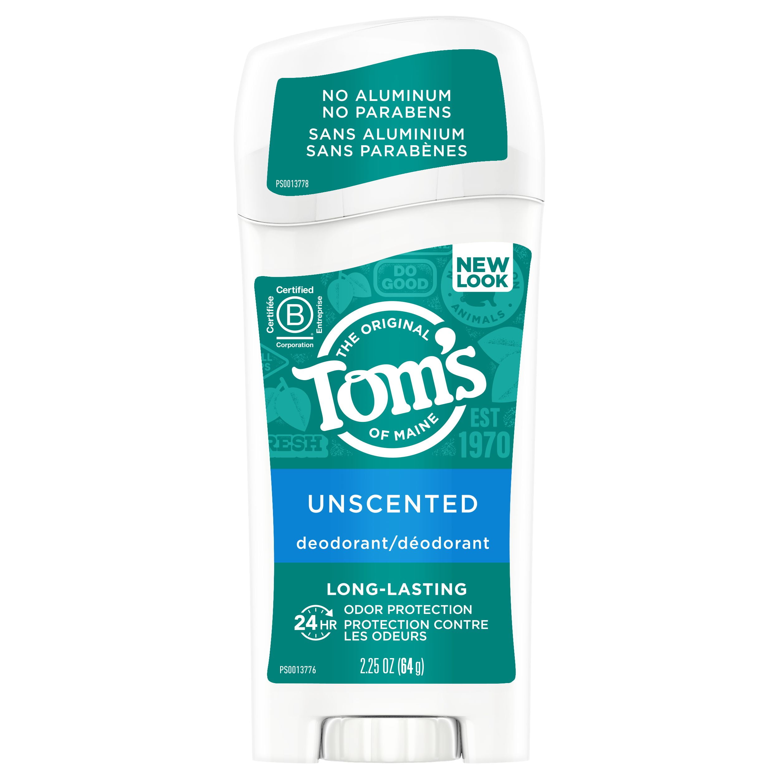 Tom's of Maine Natural Long Lasting Unisex Deodorant Unscented