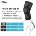 thumbnail image 2 of Knee Compression Sleeve - Best Knee Brace for Knee Pain for Men & Women – Knee Support for Running, 2 of 5