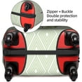thumbnail image 5 of Leaf Initial Name J Green Luggage Cover Elastic Washable Stretch Suitcase Protector Anti-Scratch Travel Suitcase Cover for Kid and Adult XL (Fit 29-32 inch suitcase), 5 of 6