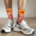 thumbnail image 6 of Cauagu Vibrant Floral Collage Portrait Print Crew Socks for Women and Men,Adult Athletic Running Socks 1-Pair Sports Socks Work Gear Socks with Moisture Wicking, 6 of 6