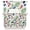 White, variant on Summer Fruit Kitchen Curtains Swag Valance for Windows/Bathroom/Cafe, Spring Botanical Blueberry Raspberry Leaves Rod Pocket Drape Panel Swag Curtains Valance for Bedroom/Living Room 56"x36"