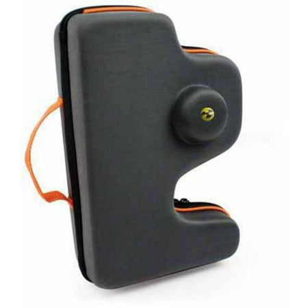 Atomik RC Radio Bag Transmitter Case for Spektrum DX2.0 DX3.0, Gray/Orange