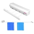 thumbnail image 7 of Retractable Clothesline Indoor Outdoor 4 Line Telescopic Clothes Drying Rope Hanger Wall Mounted Clothes Dryer Line, 7 of 7