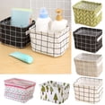 thumbnail image 3 of Farfi Household Closet Desktop Toy Clothes Storage Box Desk Accessory Organizer Basket (Type 1), 3 of 13