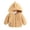 Camel, variant on LYMAYTER Girls Boys Fall Winter Jacket Toddler Fleece Long Sleeve Outerwear Big Kids Thickened Wool Sweater Jacket for 1-5 Y