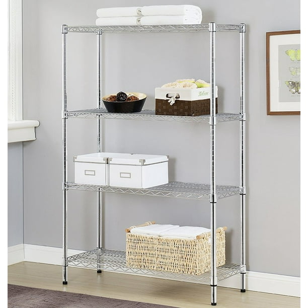 4 Tier 54 inch Shelving Unit and Garage Tool Storage Rack Heavy
