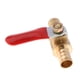 thumbnail image 4 of Válvula de bola de latón de 1/4" con conexión completa NPT roscada para aceite y gas Válvula de bola ordinaria doble cabeza 10 mm, 4 of 7