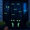 thumbnail image 5 of BOBOMOTI Halloween Decorations Clearance Halloween Fluorescent Window Clings Removable for School Shop Home Decor/Indoor Party Decorations, 5 of 5