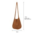 thumbnail image 4 of Bolso de mano para mujer, cruzado de punto hecho a mano, de compras grande para niña, 4 of 7