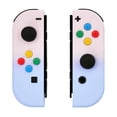 thumbnail image 1 of Modded Zone Custom Joy-Con's Controllers Soft Touch Finish Unique Design… (Multiple Designs Available) (Pink/Purple Gradient), 1 of 5