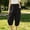 Black, variant on Women's High Waist Sport Pants, Trendy Summer Casual Long Trousers with Pockets Orange L