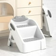 thumbnail image 4 of 2 Step Stool for Bathroom and Toilet Potty Training Kids Step Stool Baby Ladder Stool Helper Toddler Stepping Stool, 4 of 8