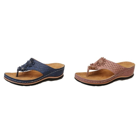 

Weerihhol Strap Sandals for Women Cork Strap Sandals Sandals Comfy Slider Roman T Open Women Toe Summer Support Flip Flops Flat On Clip Bottomed With Arch Women s Sandals