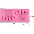 thumbnail image 2 of Baicccf Molde de chocolate con forma de corona de princesa de 2 cavidades, moldes de silicona para hacer dulces, para fondant, azúcar, cubitos de hielo, arcilla de goma, postres, m, 2 of 5