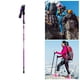 thumbnail image 4 of Toystoory Bastón plegable para caminar al aire libre, senderismo, senderismo, bastón telescópico, bastón antideslizante de 5 secciones, fácil de poner Escalada Púrpura Toystoory OD001131-04, 4 of 6