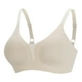 thumbnail image 3 of Everyday Bras for Women Extra Support Sports Bras for Women Wireless Bra for Women Bras for Women Sports Bra Non Removable Pads Custom Sports Bra Light Sports Bras for Women plus Size Bras Beige M, 3 of 3