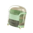 thumbnail image 2 of Tabletop Makeup Organizer Waterproof Cosmetics Display Case Holder for Bedroom 11.8x13..9inch Large Capacity Stylish Sturdy Material Light Green, 2 of 6