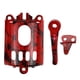 thumbnail image 1 of Piezas de cortadora de cabello Colcomx Modificadas por Bricolaje 3pcs Set Rojo Cáscara del caso de la cortadora de pelo, 1 of 4
