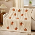 thumbnail image 5 of Christmas Flannel Throw Blanket, Soft Holiday Pattern Warm Cozy Blanket for Sofa, Couch, Bed, Bedroom, Living Room and Winter Xmas Home Decor, 5 of 6