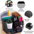 thumbnail image 3 of Multifunctional Desktop Storage, Simple Mesh Desk Organizer with, 3 of 5