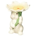 thumbnail image 2 of 10590 Fine Porcelain Bunny Candy/Candle Holder, 3-3/4-Inch,White, 2 of 3