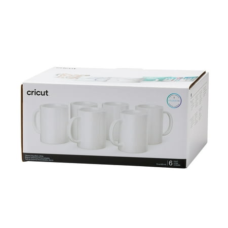 UPC: 0093573195372 | Cricut® Ceramic Mug Blank  White – 15 oz/425 ml (6 ct)  15 oz