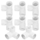 thumbnail image 2 of 8 piezas de codos para tuberías domésticas, conectores de manguera de agua, accesorios de codo para manguera, conectores de PVC para tuberías, conectores de esquina para tuberías, 2 of 7