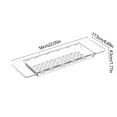 thumbnail image 3 of XGFHYJEH Expandable Bathtub Tray Bathtub Caddy Tray Adjustable Bath Tray For Tub To Hold Book Phone Candle Wine, Bath Tray For Tub, 3 of 7