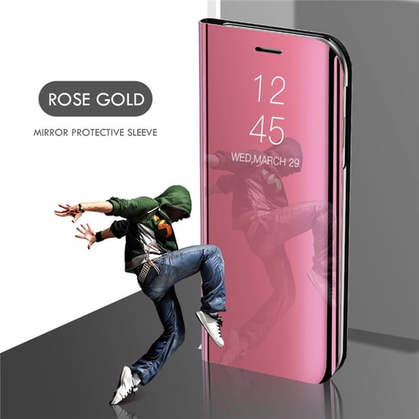 Funda de teléfono con espejo inteligente para Samsung Galaxy S10 S9 S8 Plus S10E A6 A8 A7 2018 Note 8 9 A10 A30 A40 A50 A60 A70 M10 M20 M30 Tan Jianjun unisex