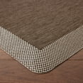 thumbnail image 5 of MARTHA STEWART Mira Modern Heathered Solid Anti-Fatigue Air-Infused Kitchen Mat, Brown, 19.6"x39", 5 of 8