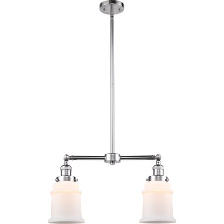 

Polished Chrome Tone Chandeliers 21 Wide Matte White Glass Steel/Cast Brass/Glass Medium Base LED 2 Light Fixture