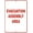 Color 154, variant on Aluminum Vertical Metal Sign Multiple Sizes Evacuation Assembly Area A Security With Border Weatherproof Street 18x24Inches