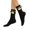 A Yellow, variant on Funny Ugly-Cute Big Face Crew Socks for Women, Unique Mid-Calf Socks With Colorful Braided Tassel Decor, Novelty Fun Statement Socks, White Elephant Gift for Women Girls