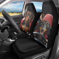 thumbnail image 2 of Garronmavis Front Car Seat Cover 2 Pack Car Seat Covers Front Seats Only Easy to Install Interior Protector fit for Most of SUV,Sedan,Trucks Funny Dachshund Driving, 2 of 7