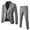 Grey, variant on Blazer for Mens Rain Paints Men’s Suit Slim 2 Piece Suit Business Wedding Party Jacket Vest & Pants Coat Boys Tuxedo Jacket Mens Blazer
