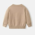 thumbnail image 7 of Toddler Warm Sweater Cardigan 5t Girls Fall Soft Sweater Winter Open Front Knit Cardigan School Uniform Khaki, 3-4 Y, 7 of 7