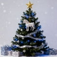 thumbnail image 4 of Christmas Horse Ornaments,White Horse Ornaments for Christmas Tree,Christmas Tree Hanging Decorations Horse Ornaments,Vintage Animal Hanging Ornaments Western Party Decor for Xmas Tree Home Decor, 4 of 5