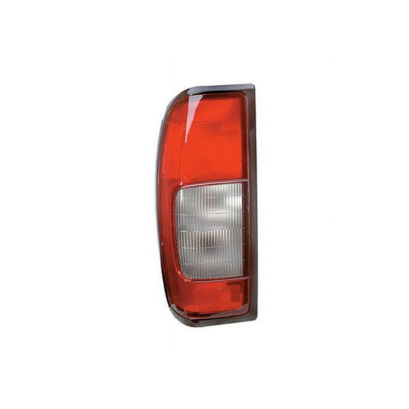 Left Driver Side Tail Light Assembly - with Smoked Back Up Lens - Compatible with 2000 - 2004 Nissan Frontier (From 09/1999) 2001 2002 2003