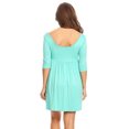 thumbnail image 4 of Women's Trendy Style Baby Doll Solid Dress, 4 of 5
