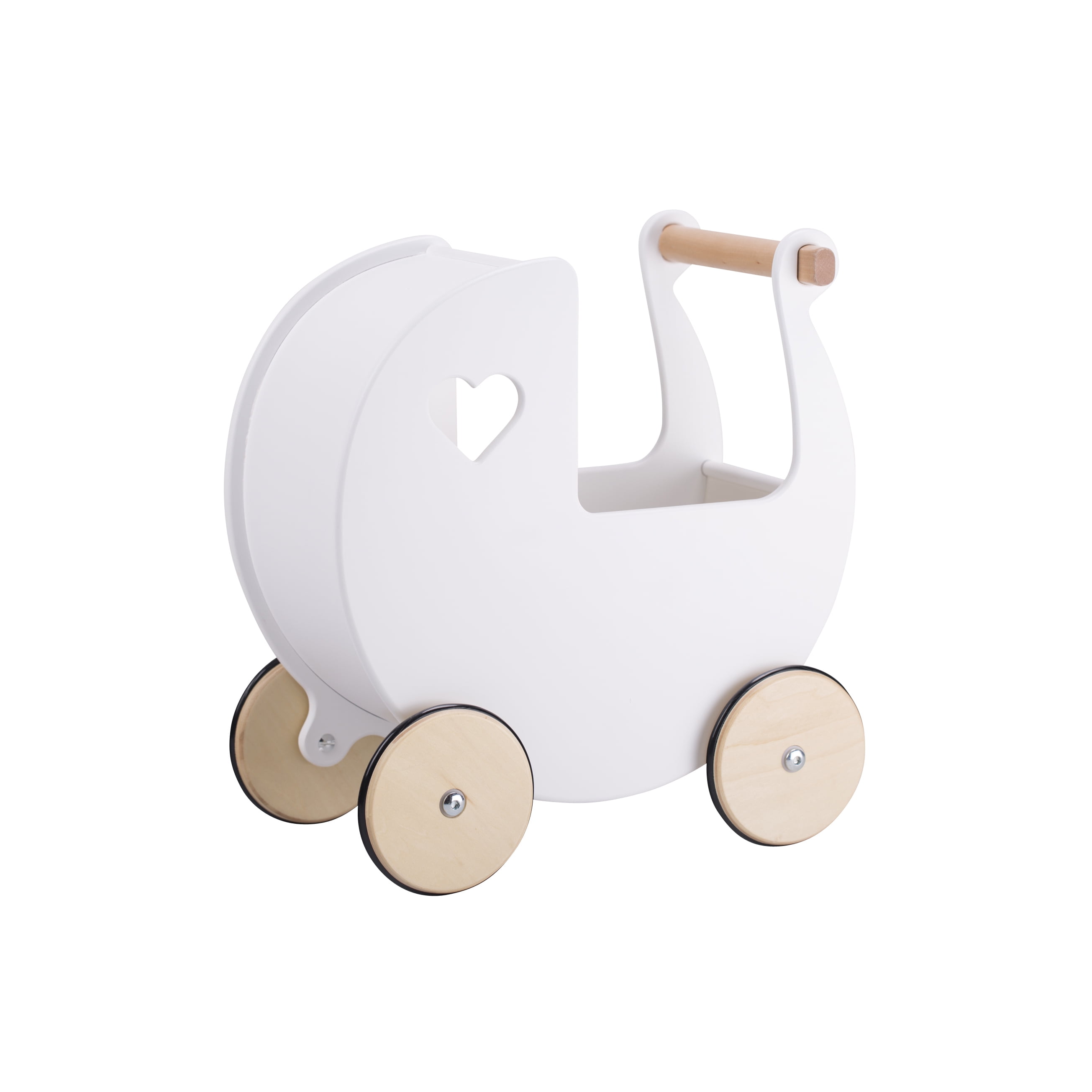 wooden baby pram