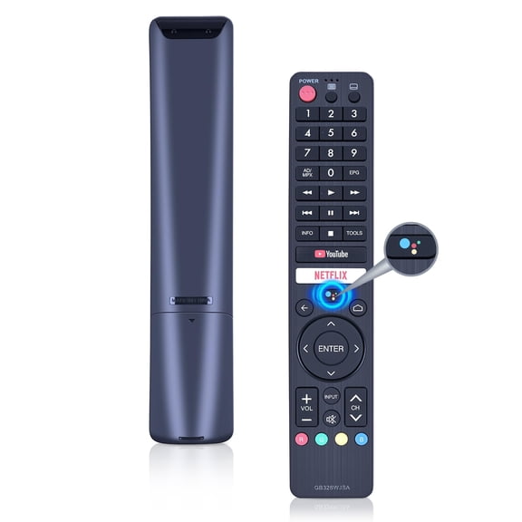 GB326WJSA New Voice Replacet Remote Fit for Sharp Smart TV with YouTube Netflix 4T-C60BJ3T 4T-C60BK1X 4T-C70Bj3T 4T-C60BJ5T 4T-C70BJ5T 2T-C32BE1T 2T-C32BG1X 2T-C32BG1I 2T-C40BG1X 2T-C42BE1T