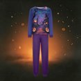 thumbnail image 5 of Family Halloween Matching PJs Set, Long Sleeve Shirt and Trousers Sleepwear Loungewear Outfits for Trick or Treat Party, 5 of 5